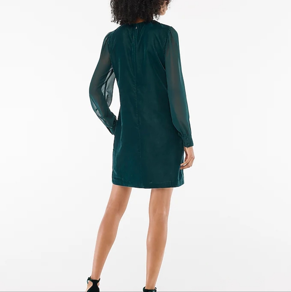 J Crew Velvet Mini Dress - Picture 8 of 8